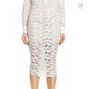 Eden Lace Pencil Skirt